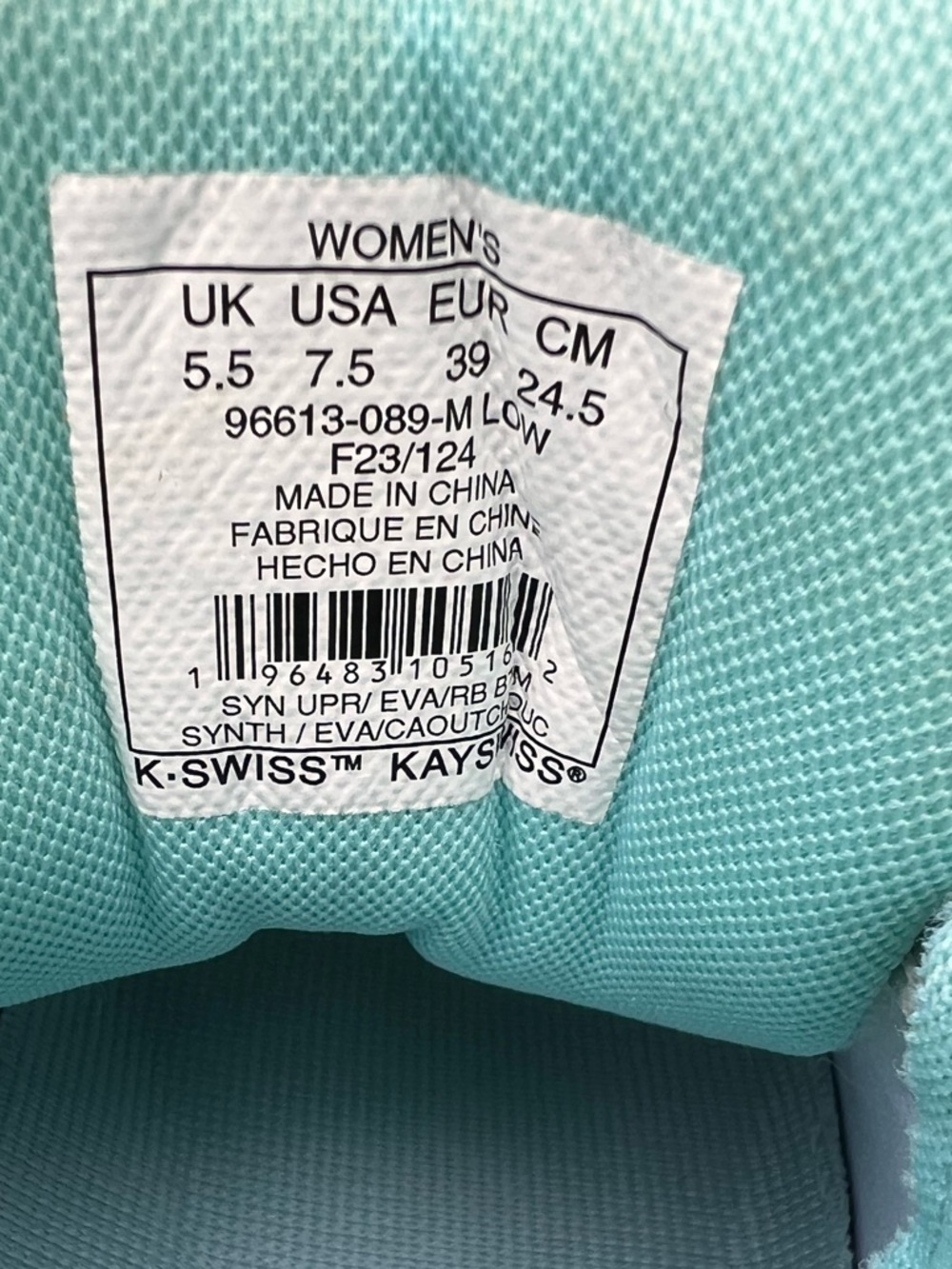 K-Swiss Women’s Hypercourt Express 2 Tennis Sneakers Size 7.5 - Picture 4 of 11